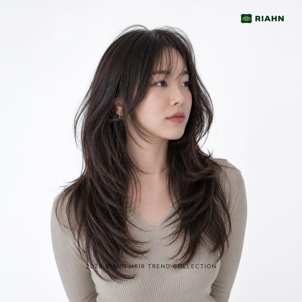 리안헤어 검단신도시법조타운점 검단신도시 아라역 미용실 펌 - 긴머리 웨이브 펌 스타일